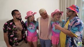 Tadpole And His Pals Pound Lana Analise & Rebel Rhyder In Wild Orgy!