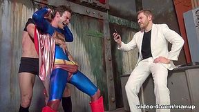 Alex Adams & Cameron Kincade & Lance Hart in Superman Double Teamed - ManUpFilms