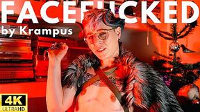 Facefucked by Krampus - Jaq Quicksilver Punishes You With POV Demon Cock and Big Clit Facefucking