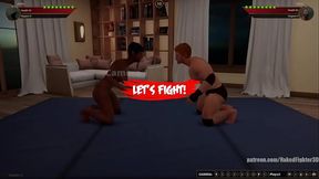 Aisha VS Vilkor (Naked Fighter 3D)