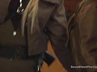 Hawt Lesbo Serf Enjoys In Enjoyment And Torture With Mistresse