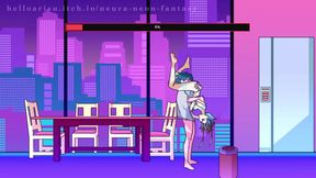 Cute Anime Chick Enjoys Erotic Fantasy Adventure in NEURA –NEON Day 8