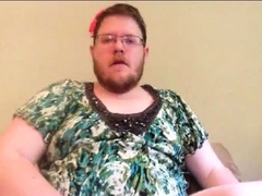 fat fat faggot crossdresser