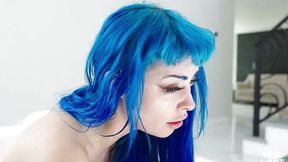 Cum on my face after stretching all my holes Part 18