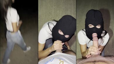 She sucked my cock in public after I gave her a ride home and it was over in seconds