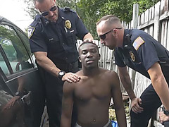 Police suck the dick of a black guy for clues