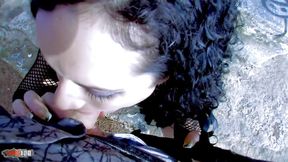 Gonzo anal porn with the sublime French arab babe Penelope Tiger