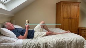 Saskia 02 - Charity Collection Muscle Worship with Headscissors and Facesitting in Stockings