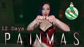 DAY 5 - 12 DAYS OF PAINMAS - Christmas CBT & Pain Play Slave Tasks by Miss Faith Rae with BDSM Instructions & Femdom POV - HD 1080p MP4