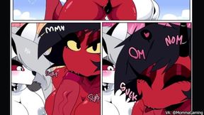 Millie And Loona Erotic Threesome Beach Massage With Moxxie