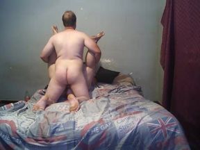 Hot Husband and Wife Fucking Scene with Blowjob, Mutual Masturbate and Cum on Belly