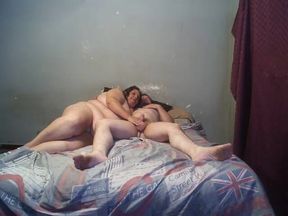 Hot Husband and Wife Fucking Scene with Blowjob, Mutual Masturbate and Cum on Belly
