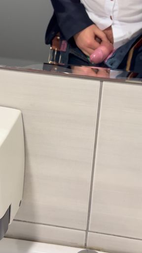 Make a little mess at public restrooms