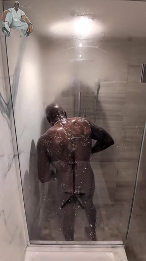 Shower Time in a Chicago Hotel