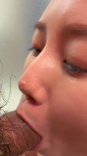 A de M wife whose hobby is SM breaking in Slimy Rich Deep throat Irama The last is a cleaning from facial cumshot   Clip 1