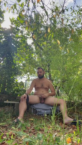 Boy in the woods