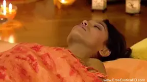 Cuckolded husband watches as his wife gets an erotic massage