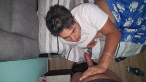 Young Gay Man Sucking Huge Cock to Young Amateur