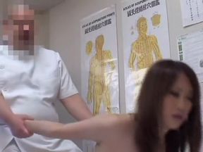 Busty Jap girl gets fingered in erotic voyeur massage video