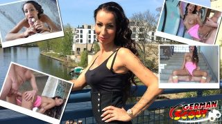 Gina Valentina, Duitse MILF, geniet van anale seks met een grote lul