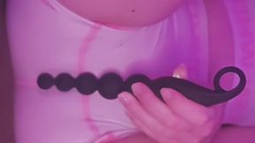 Horny girl gets wet part 1