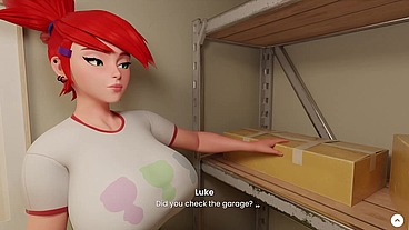Mansion Days #4 & #5 - Goth Hottie Uses Her Wet Mouth - Animated Porn Game