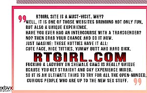 American slim transgirl tugging her smalldick online
