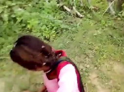 Indian outdoor sex of a young Desi guy fucking his GFTelegram @VidPlay69