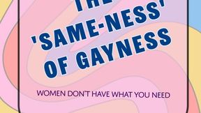 The Same-ness Of Gayness Audio Only Fetish Gay Encouragement