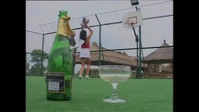 Hot Tennis Player Loves to Piss and Suck Dick