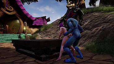 Troll Fucks Elf - Warcraft Porn Parody