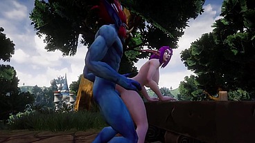Troll Fucks Elf - Warcraft Porn Parody