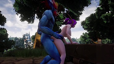 Troll Fucks Elf - Warcraft Porn Parody