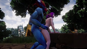 Troll Fucks Elf - Warcraft Porn Parody
