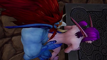 Troll Fucks Elf - Warcraft Porn Parody