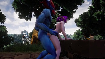 Troll Fucks Elf - Warcraft Porn Parody