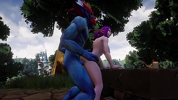 Troll Fucks Elf - Warcraft Porn Parody