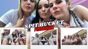 Girl Gang Spit Bucket Foot Licking Punishment - Ashley Moore, Natalia Raye & Ziva Fey (4K)