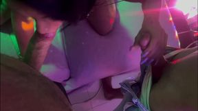 shemale vanessa rafaella and shemale leticia rodrigues - i was at the club with my friend and two guys called us to fuck and soon we were fucking inside the club