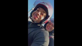 levei a surfista casada pra fazer uma trilha de moto nao resisti e gozei dentro ( completo )