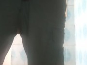 Pre-cum and hands-free pissing