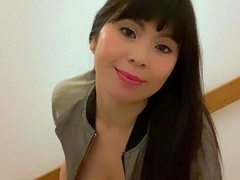 Softcore solo with cute asian chick Akane Ozora