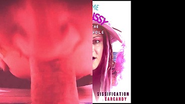 Become the sissy at the glory hole through BJ AUDIO VERSION starring Goddess Lana