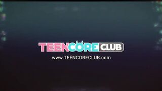 Russian 18 Year Old Bimbo Loves Anal Cumshot
