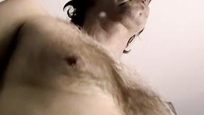 ”Mature dude displays his enormous prick out”