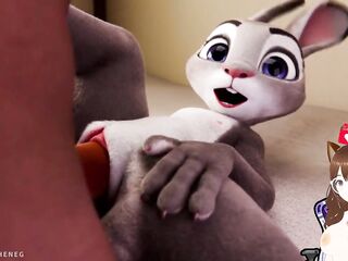Judy Hopps suggests me her cunt and I give a decision to cream my massive load in her (Yiff animation) - Jazziuu