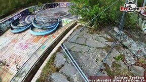 Ms. Anal Bitch stays true to Her Name in Public POV