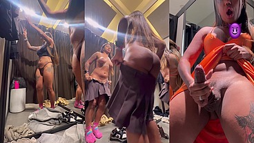 Provador de roupas me deixa excitada. Meu PAUZAO pode gozar pra vc?