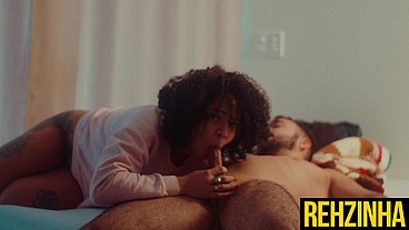 BBW sharing bed with Boss ends with Huge CUMSHOT - Rehzinha