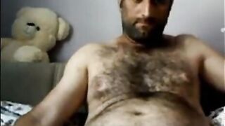 Masturbating Turkey-Turkish Natural Bear Volkan 2